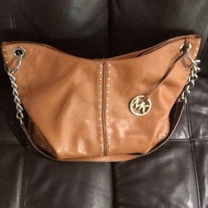 Brown Leather Michael Kors Bag